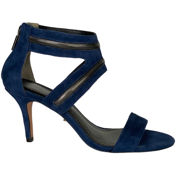 Pour La Victoire Belz Suede Dress Heels Sandals - Picture 5 of 16